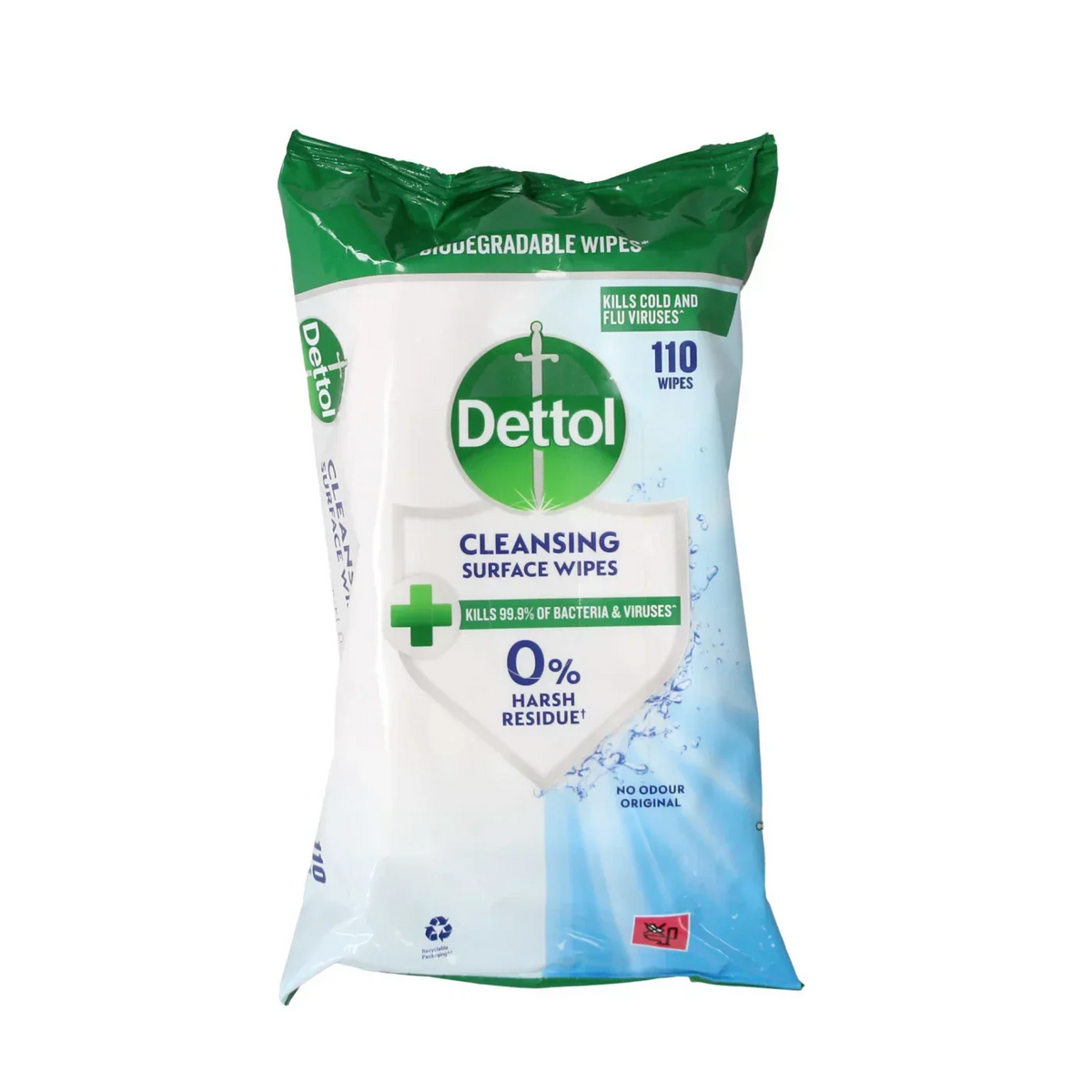 Dettol Cleansing Surface Wipes 110'S