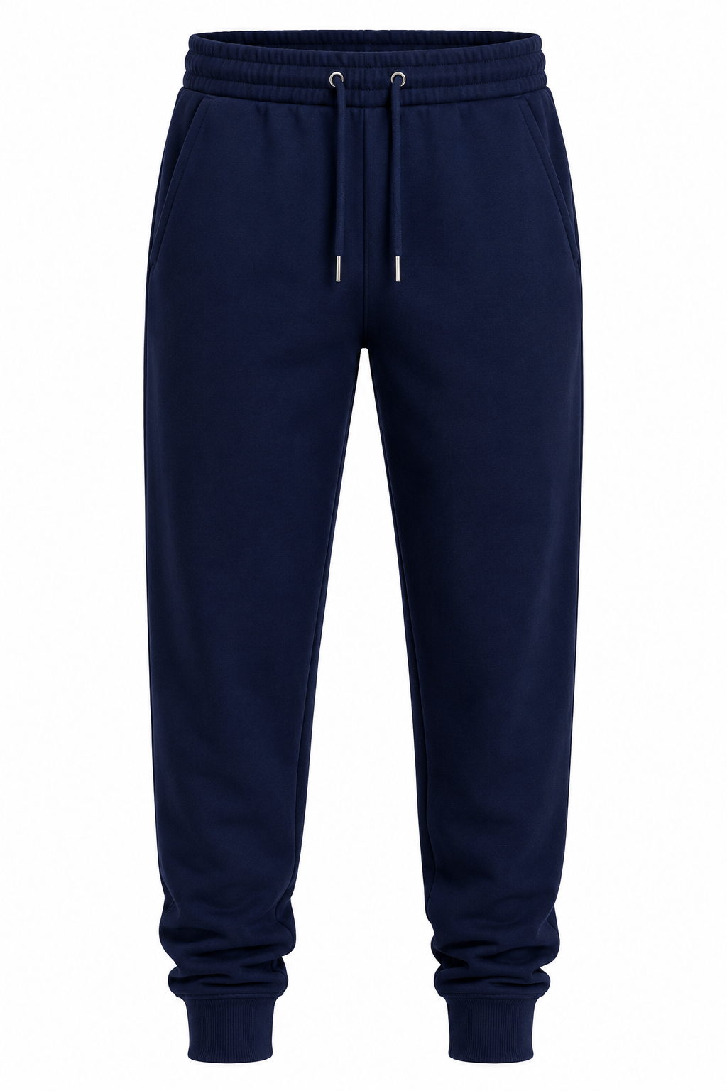 Premium Unisex Fleece Joggers – Navy Blue
