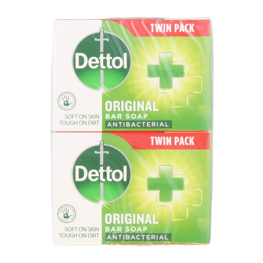 Dettol Antibacterial Original Soap Twin Pack 100g